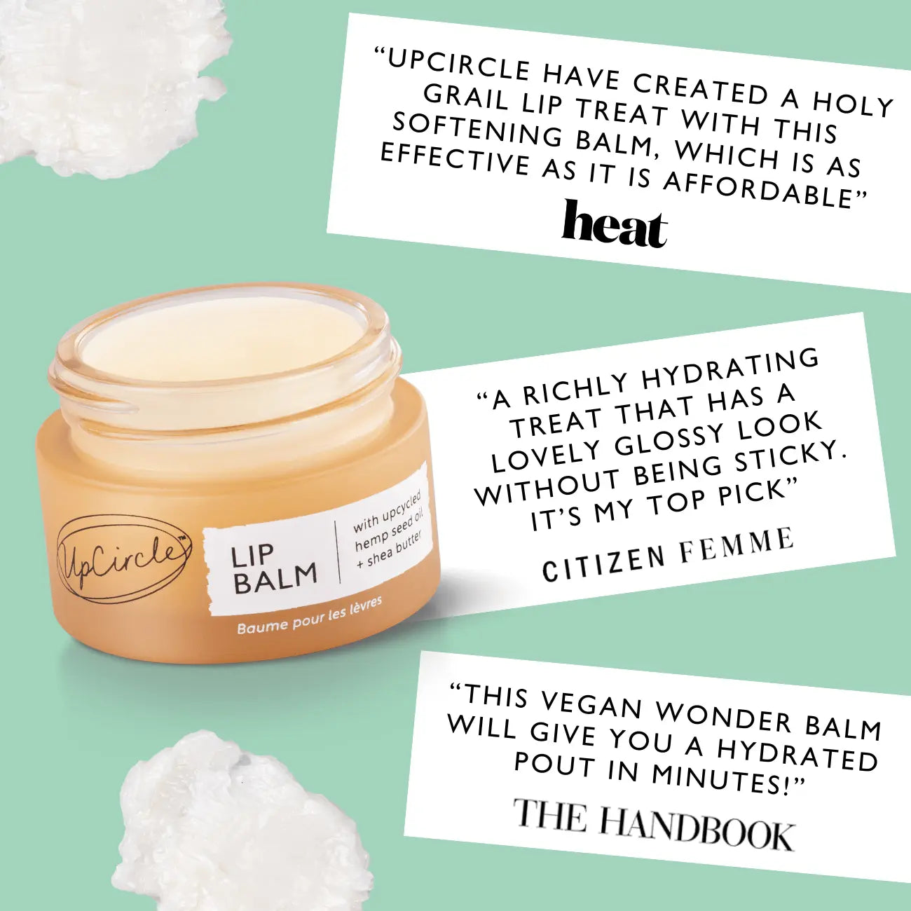 Lip Balm with Hemp Seed Oil by UpCircle
