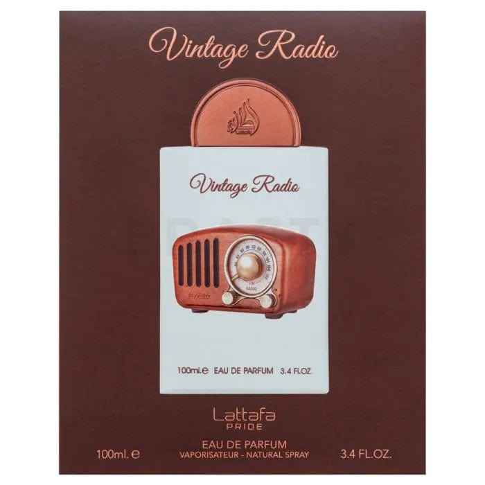 Pride Vintage Radio By Lattafa Unisex 3.4oz EDP Spray