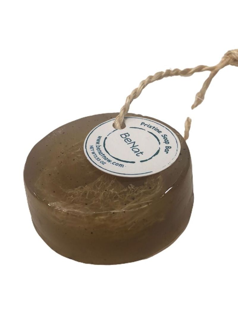 Pristine Soap Bar. Green Clay, Bamboo, and Green Tea. - DestGlow