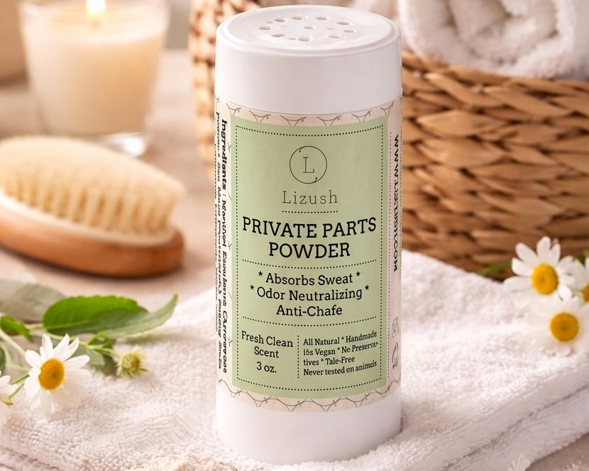 Natural Private Parts Powder - for men and women by Lizush