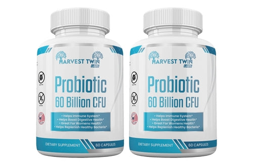 Probiotic 60 Billion CFU - Ultra-Strength Digestive Health & Gut Support