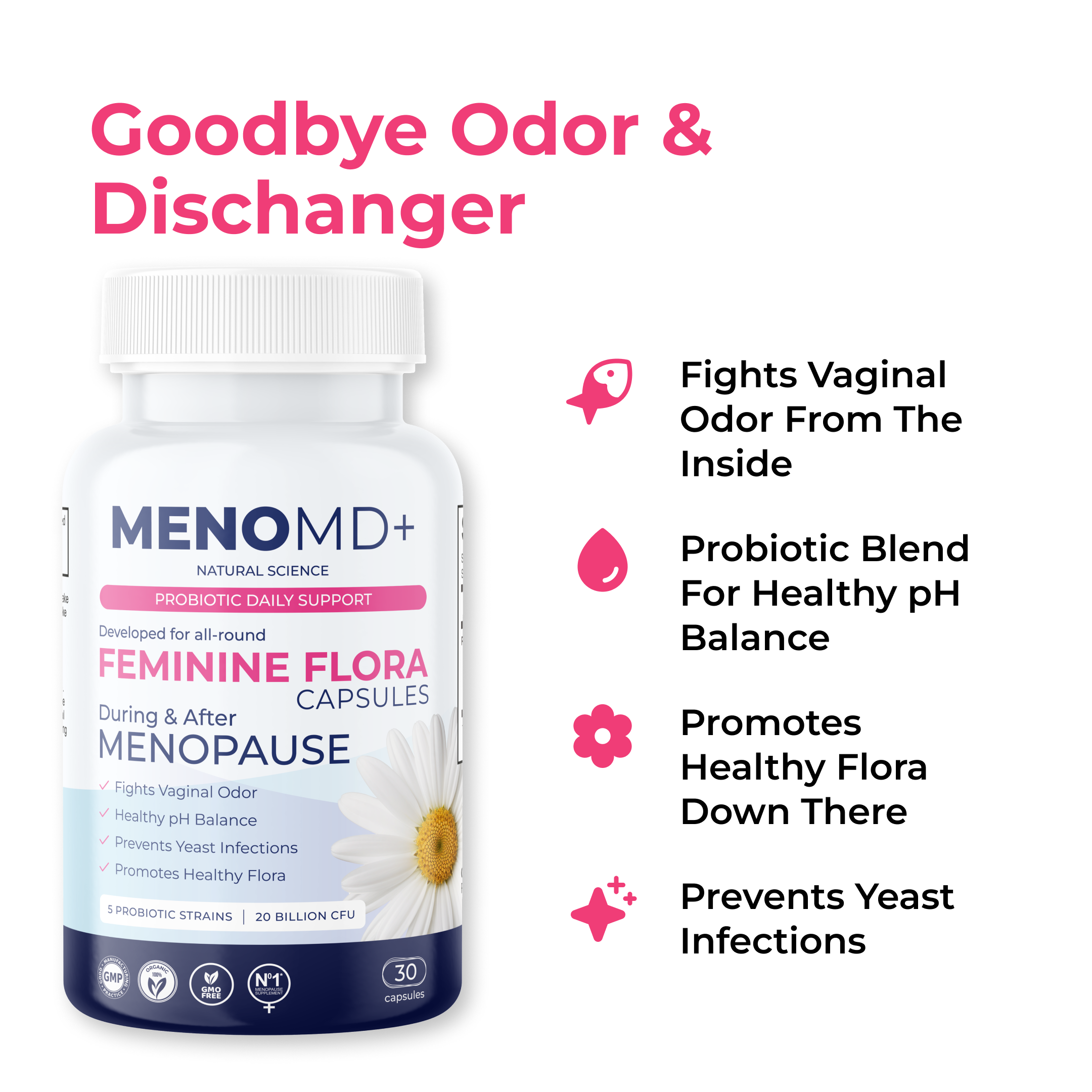 FEMENINE FLORA SUPPORT CAPSULES by RevitMe - Supplements Store