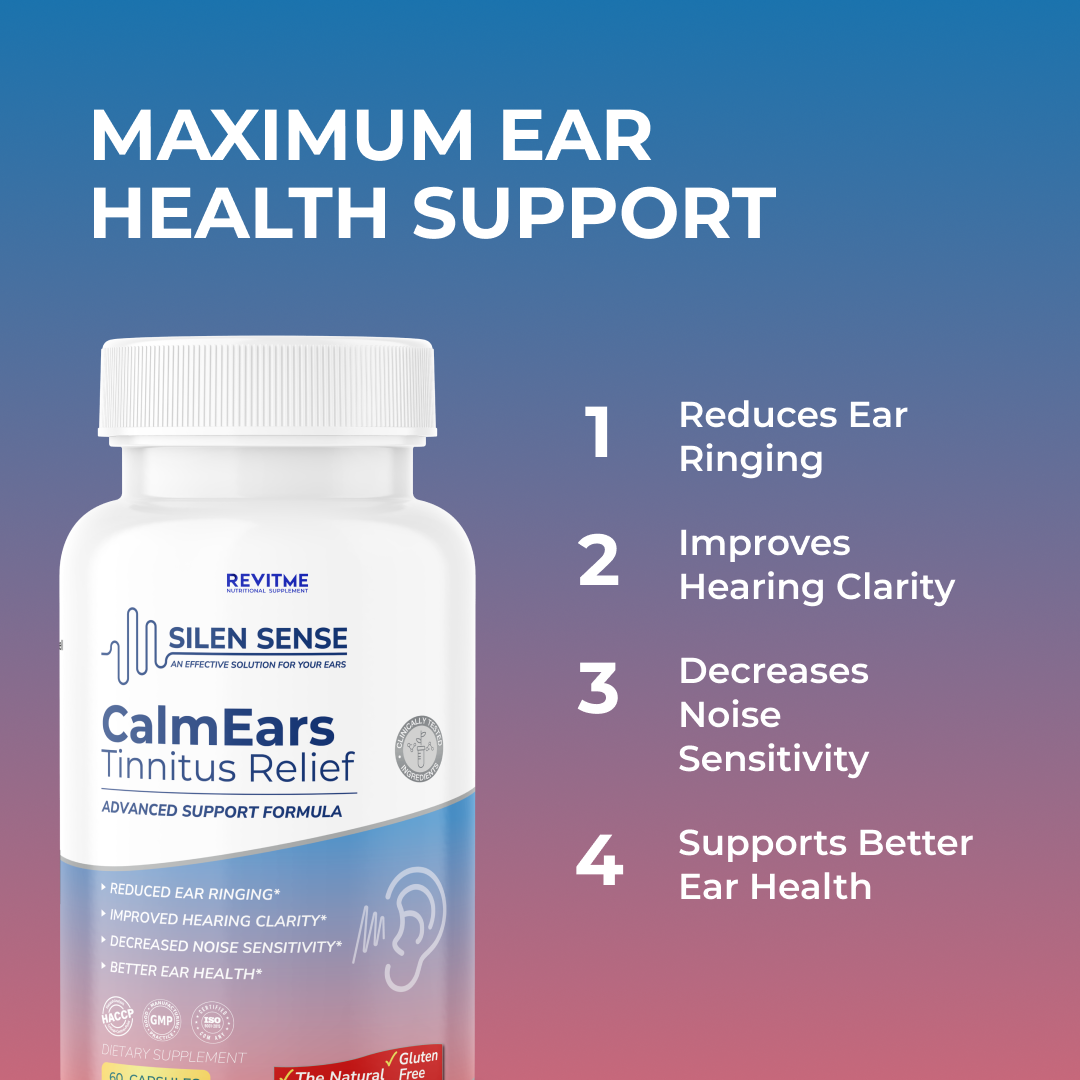 CalmEars Tinnitus Relief by RevitMe by RevitMe - Supplements Store