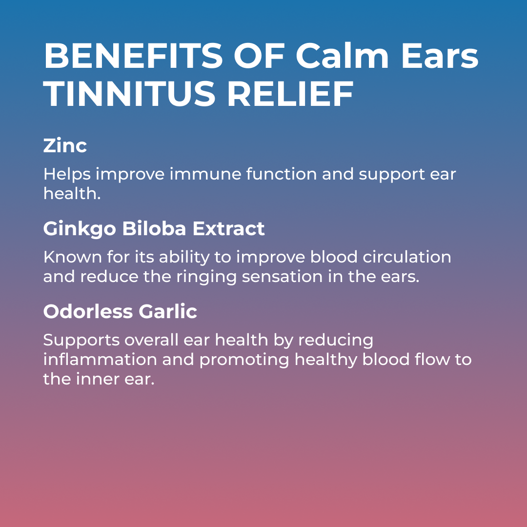 CalmEars Tinnitus Relief by RevitMe by RevitMe - Supplements Store