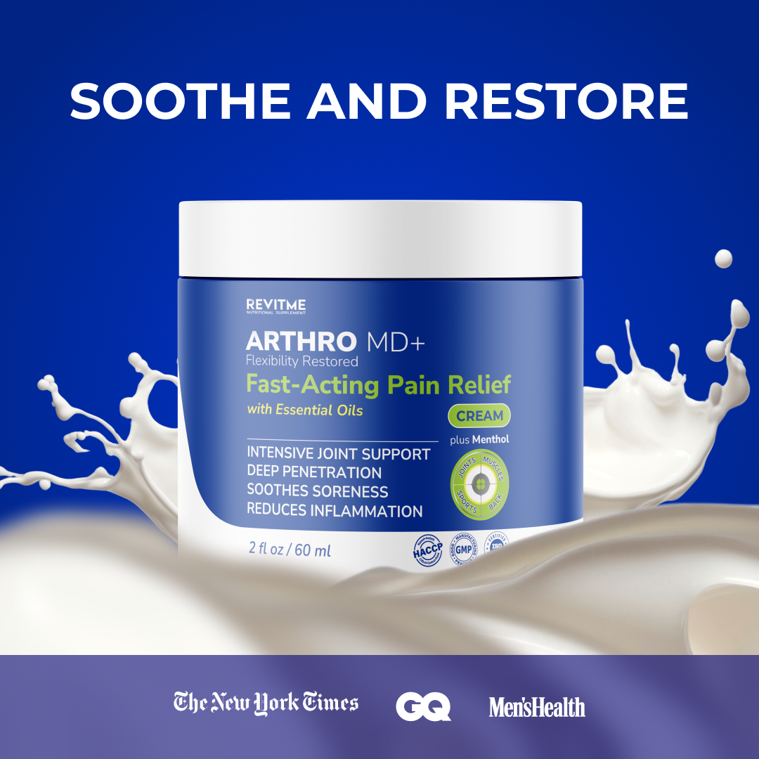 ARTHRO MD+ Fast-Acting Pain Relief Cream by RevitMe by RevitMe - Supplements Store