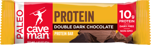 Double Dark Chocolate Protein Bars - Paleo & Gluten-Free, 12 Pack