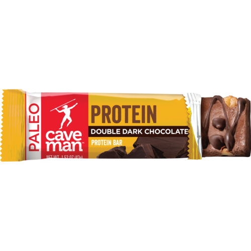 Double Dark Chocolate Protein Bars - Paleo & Gluten-Free, 12 Pack