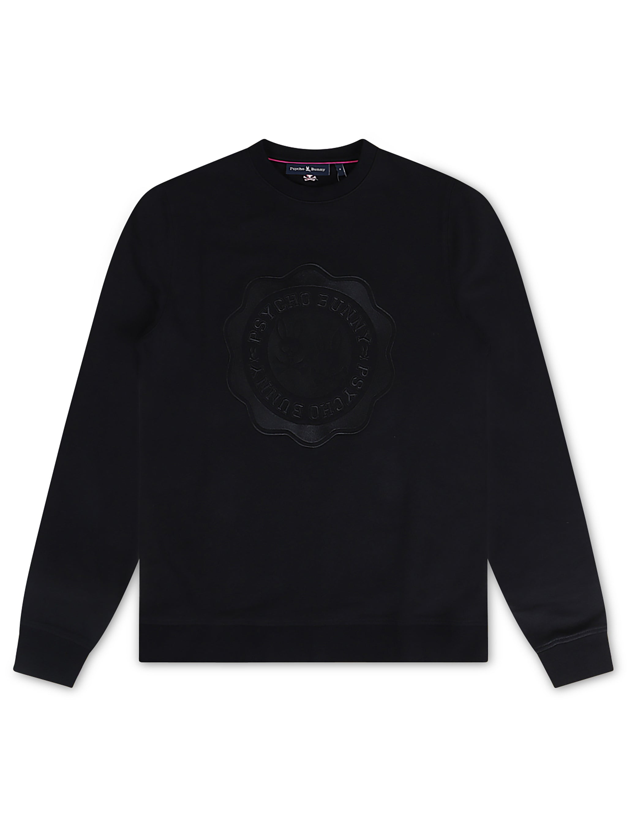 Psycho Bunny Mens London Graphic Long Sleeve - Black by Denim Exchange
