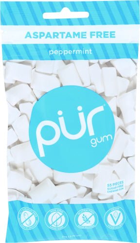 Gum, Pur, made with Xylitol by Country Life Natural Foods