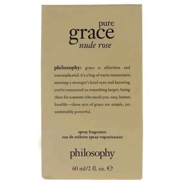Pure Grace Nude Rose By Philosophy For Women 2.0oz EDT Spray