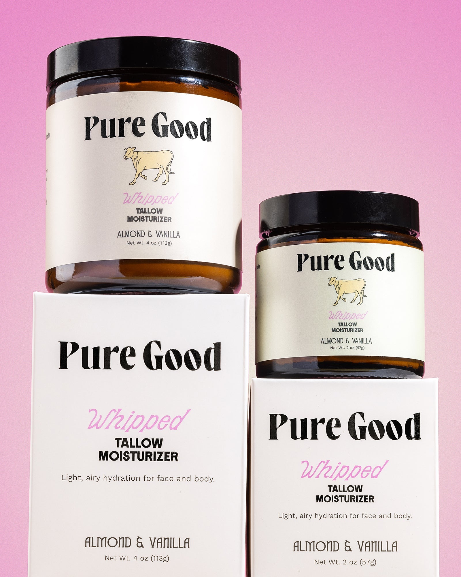 Almond + Vanilla Whipped Tallow by Pure Good LLC