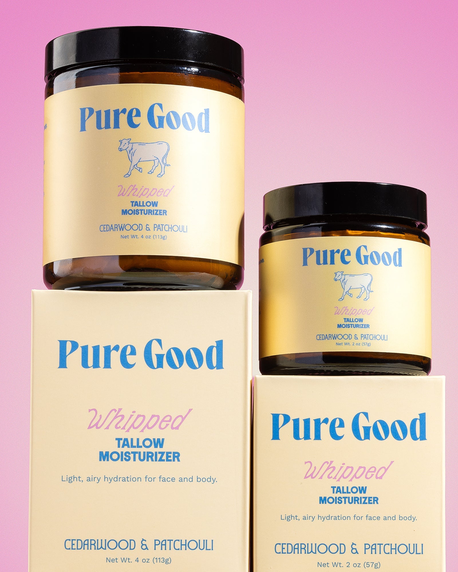 Cedarwood + Patchouli Whipped Tallow - Firming & Balancing by Pure Good LLC