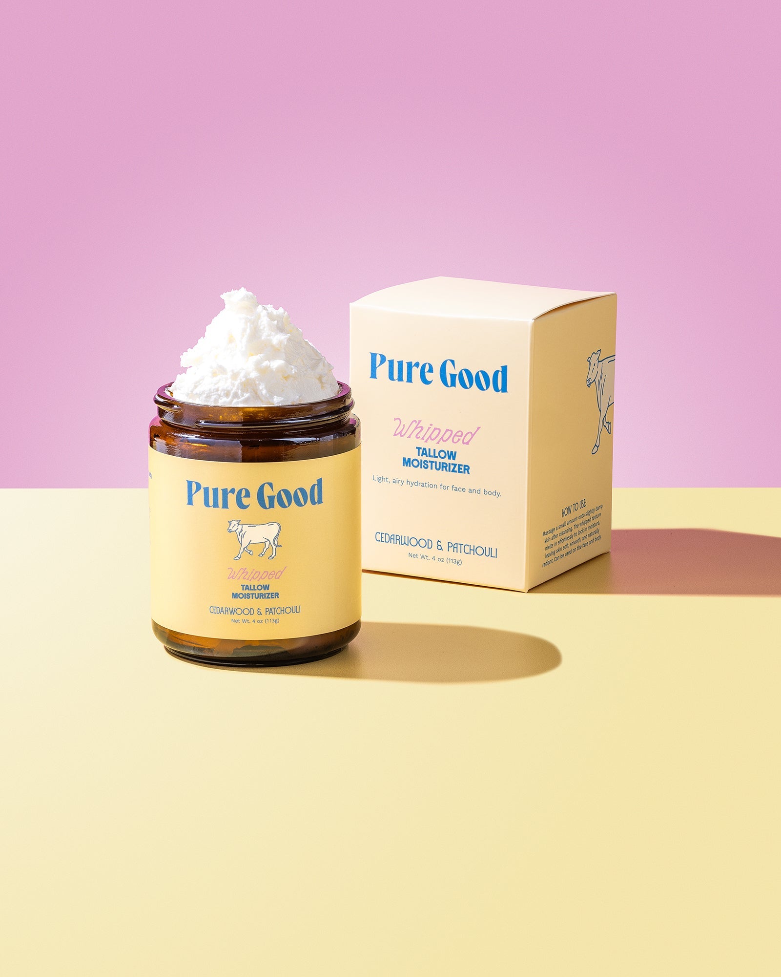 Cedarwood + Patchouli Whipped Tallow - Firming & Balancing by Pure Good LLC