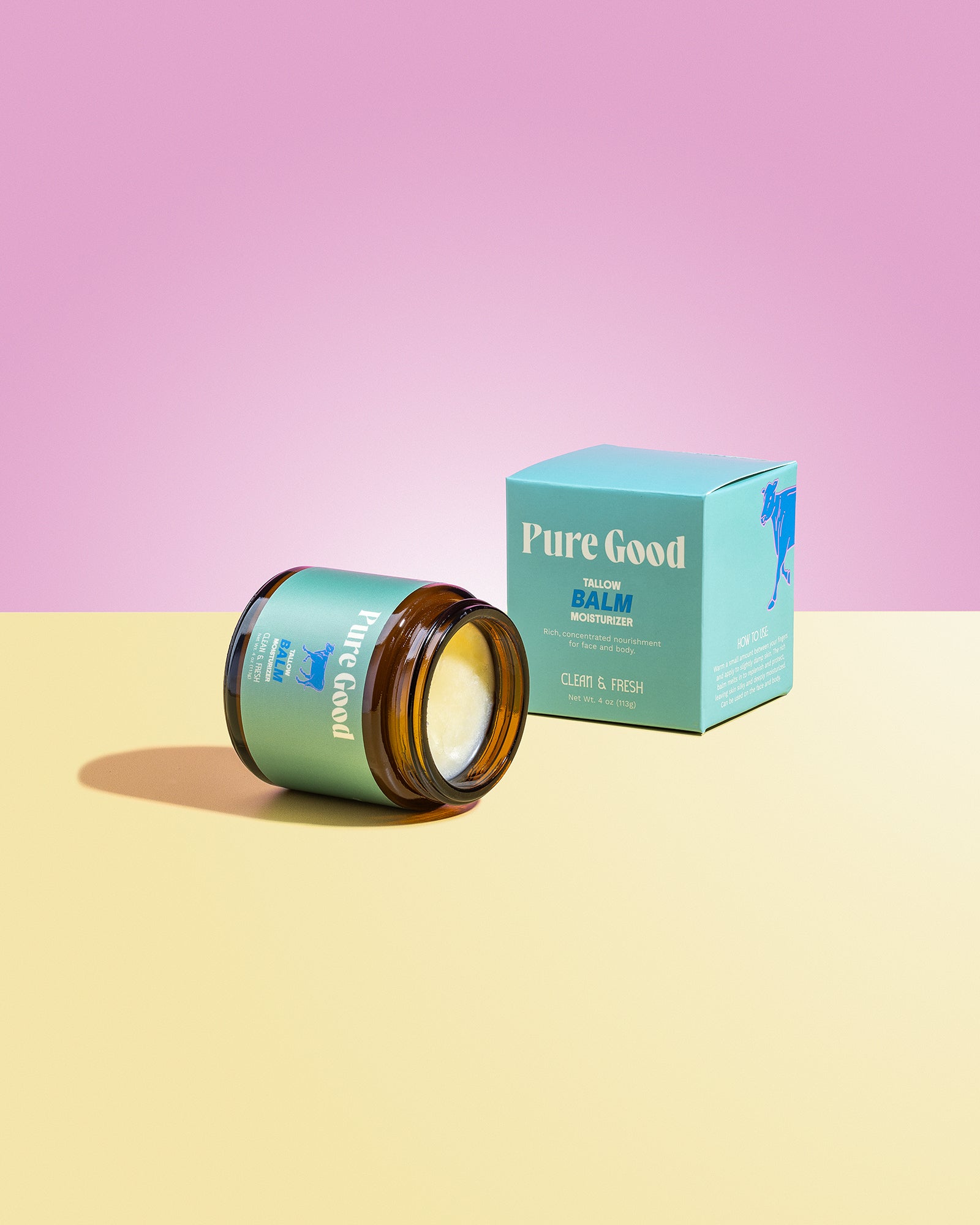 Clean & Fresh Tallow Balm - Cleansing & Acne Prone Skin by Pure Good LLC
