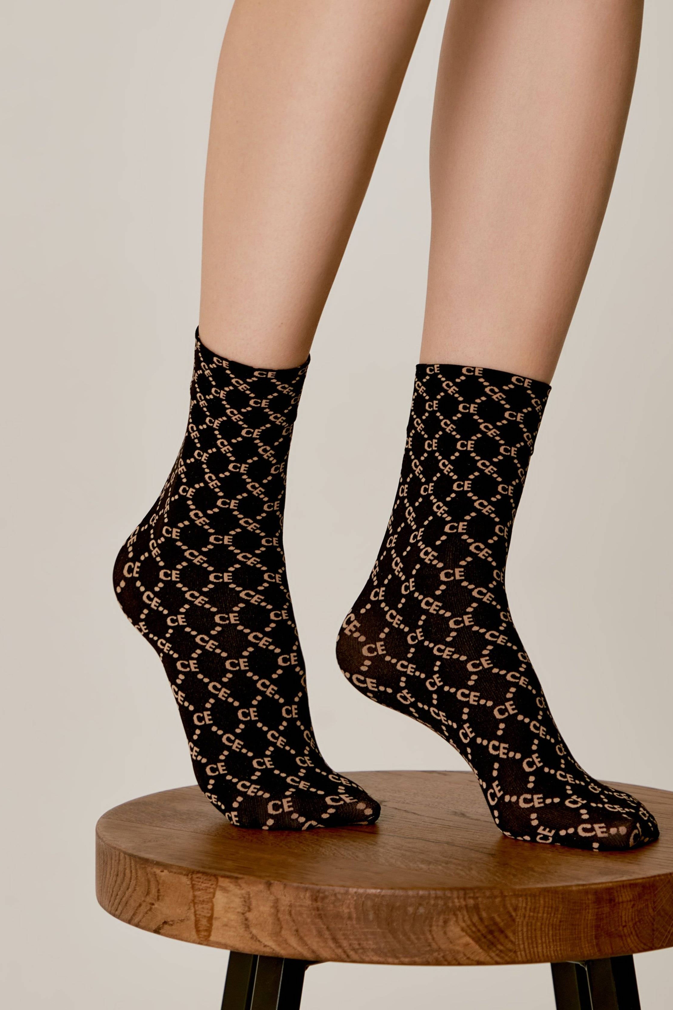 Socks Conte Fantasy - Diamond Pattern - DestGlow