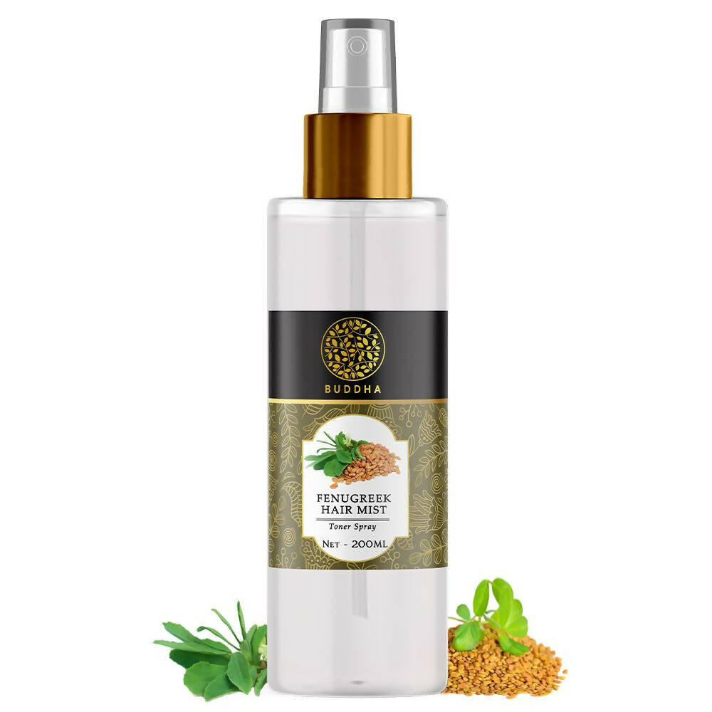 Buddha Natural Fenugreek Hair Vitalizer Spray Mist- Hair Thinning & Greying Hair Mist