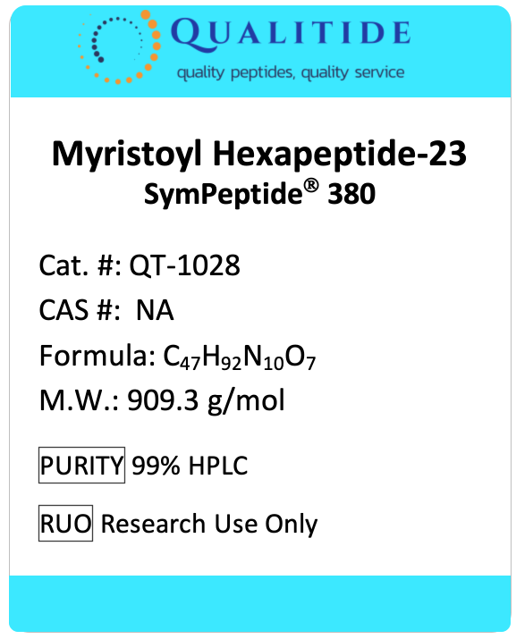 Myristoyl Hexapeptide-23, Anti-Acne & Antimicrobial Peptide by QUALITIDE
