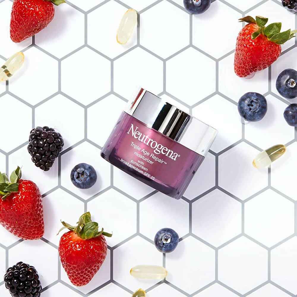 Neutrogena Triple Age Repair Anti Wrinkle Daily Facial Moisturizer With Spf 25