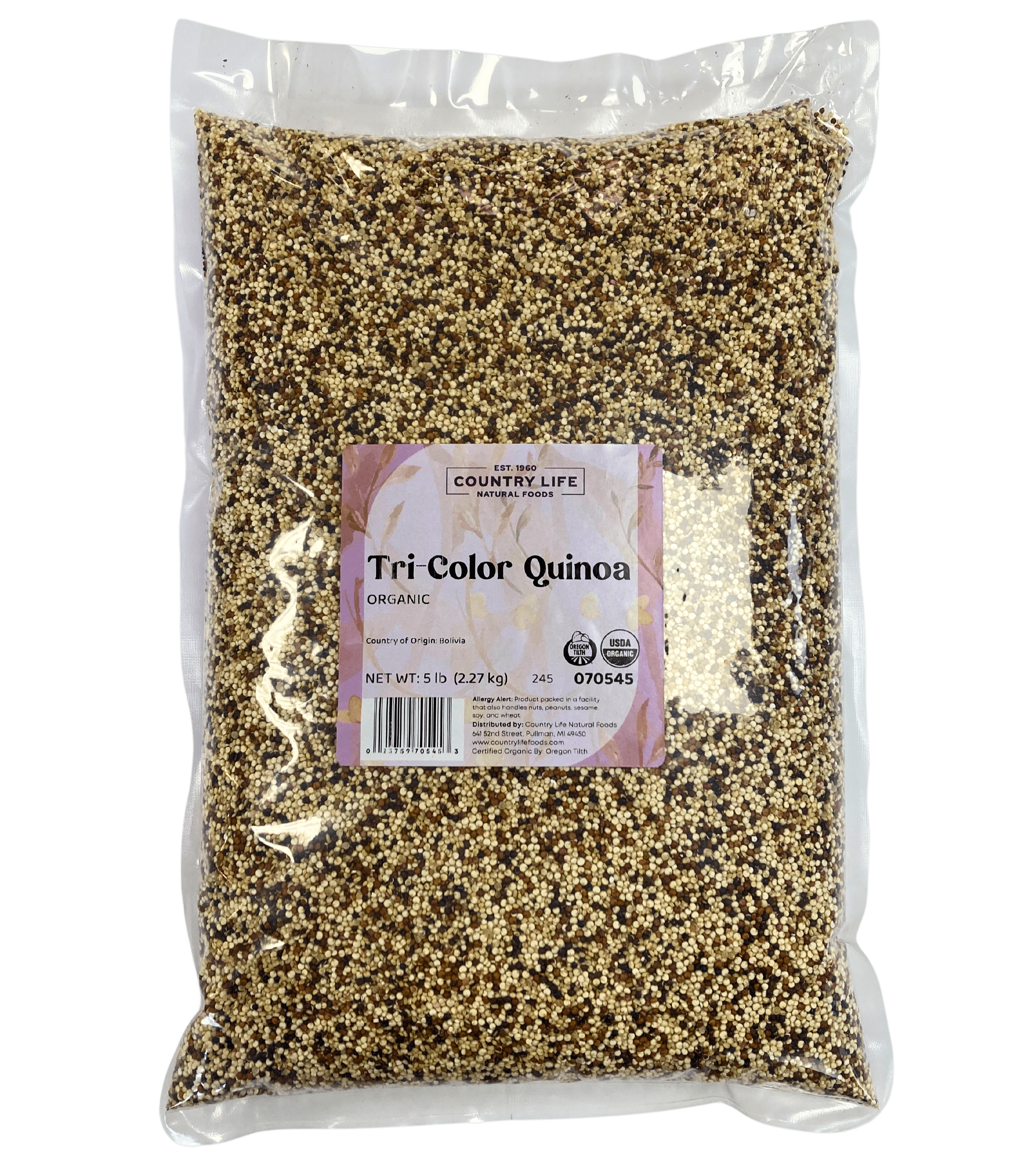 Tri-Color Quinoa, Organic DestGlow