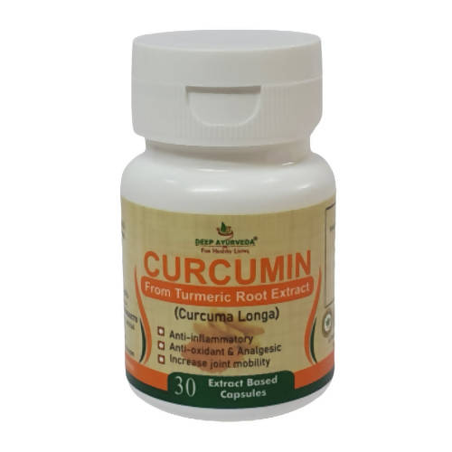 Deep Ayurveda Curcumin 500mg Veg Capsules
