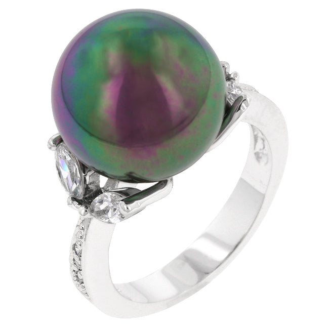 Avera Tahitian Princess Ring in Multi-Color Gemstone Finish DestGlow