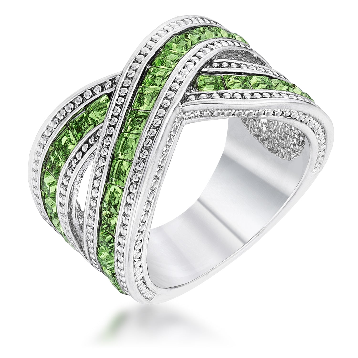 Avera Jewelry Signature Twisting Band Ring in Pink Gold