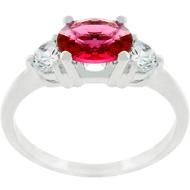 Avera Classic Zirconia Ring in Radiant Blue Size 5