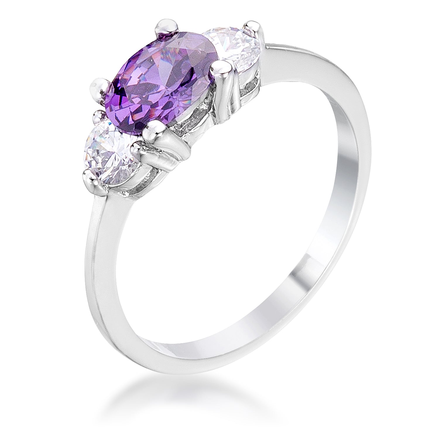 Avera Classic Zirconia Ring in Radiant Blue Size 5