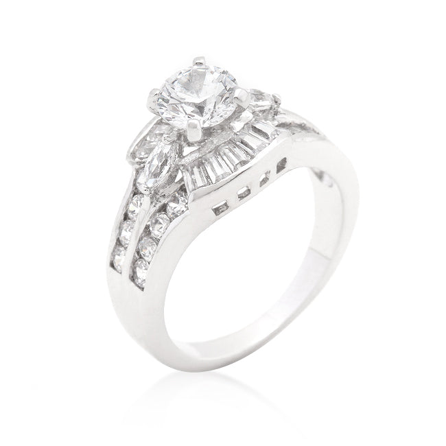 Avera Centennial Ring In Polished Sterling Silver