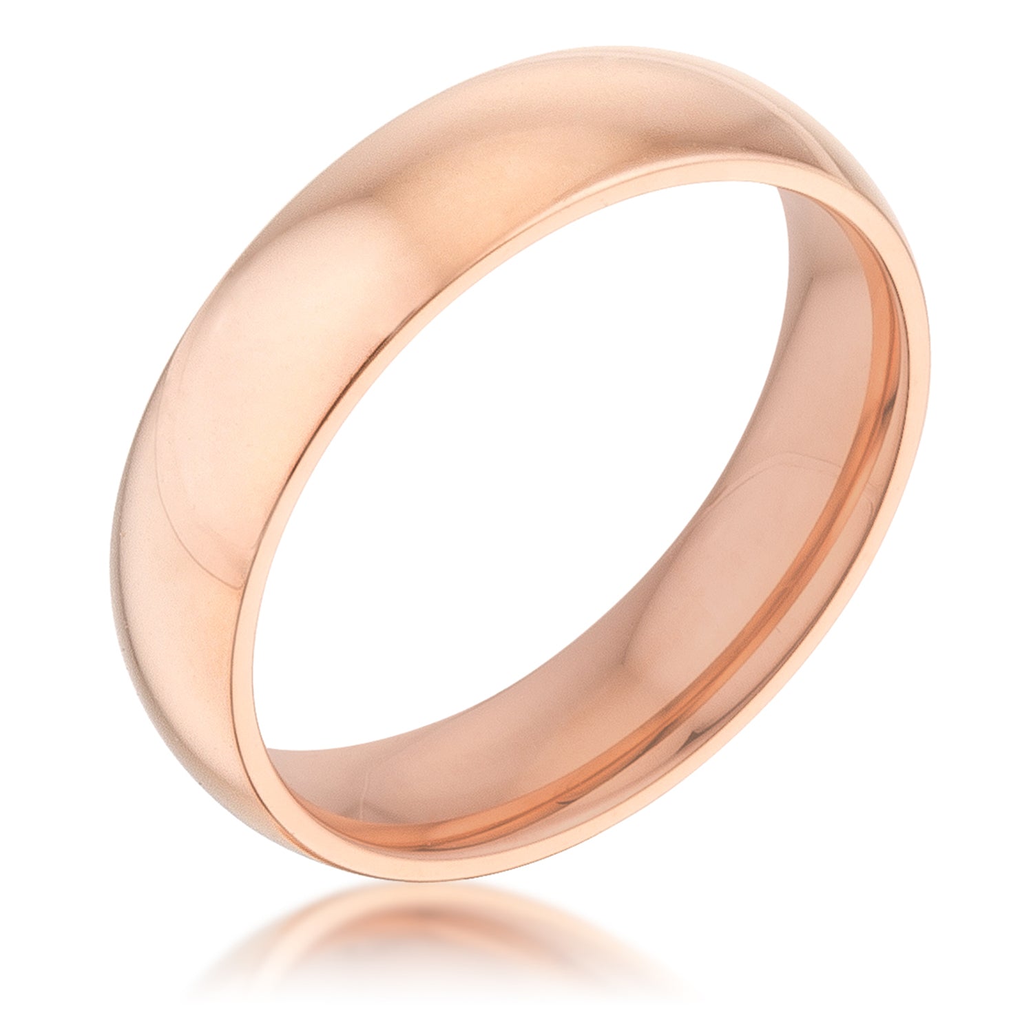 Avera 5 mm IPG Stainless Steel Band in Pink DestGlow