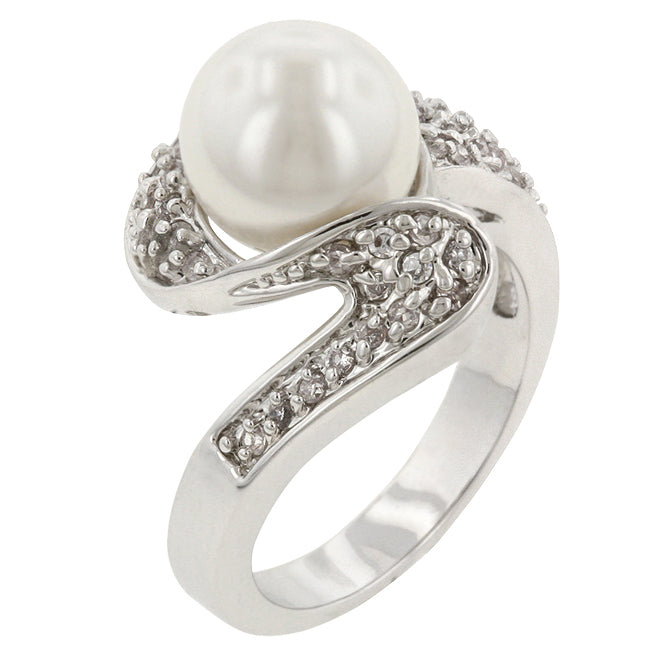 Avera Triton Pearl Ring In Sterling Silver