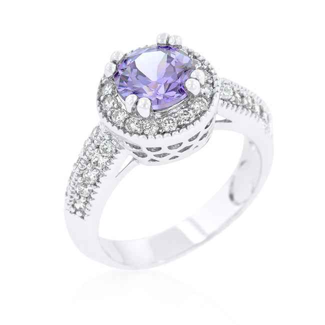Avera Emerald Classic Cocktail Ring in Radiant Green