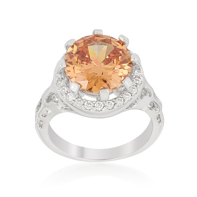 Avera Oval Serenade Triplet Ring in Gold Finish