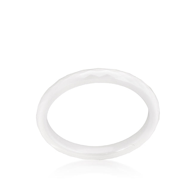 Avera Sterling Silver Cross Band Ring - Elegant Minimalist Jewelry