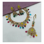 Joban Fashion Multi Stone Work Necklace Set