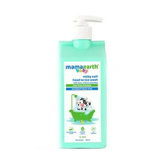 Mamaearth Milky Soft Head to Toe Wash With Oats, Milk & Calendula For Babies