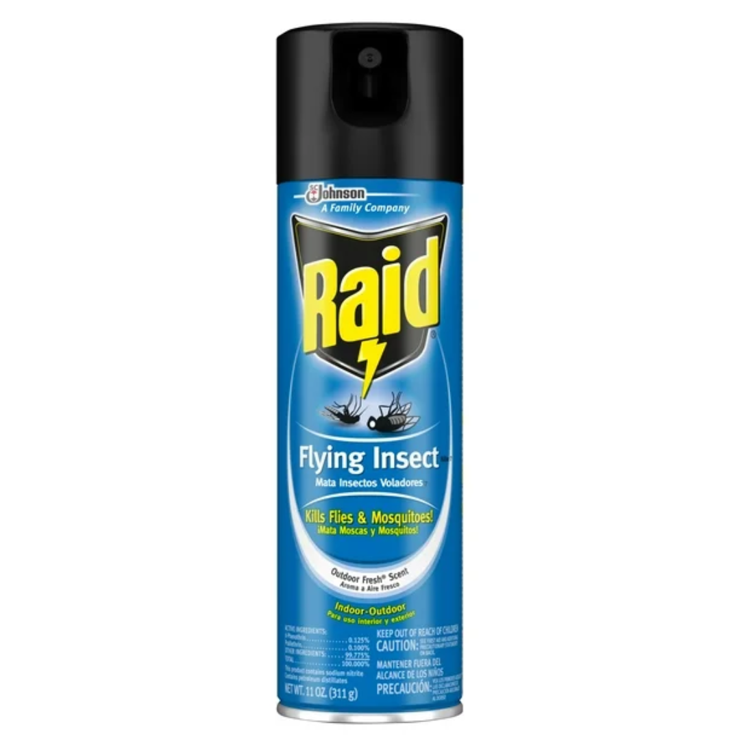 Raid Flying Insects Outdoor Fresh Aerosol (11 oz) by Farmacias Savia