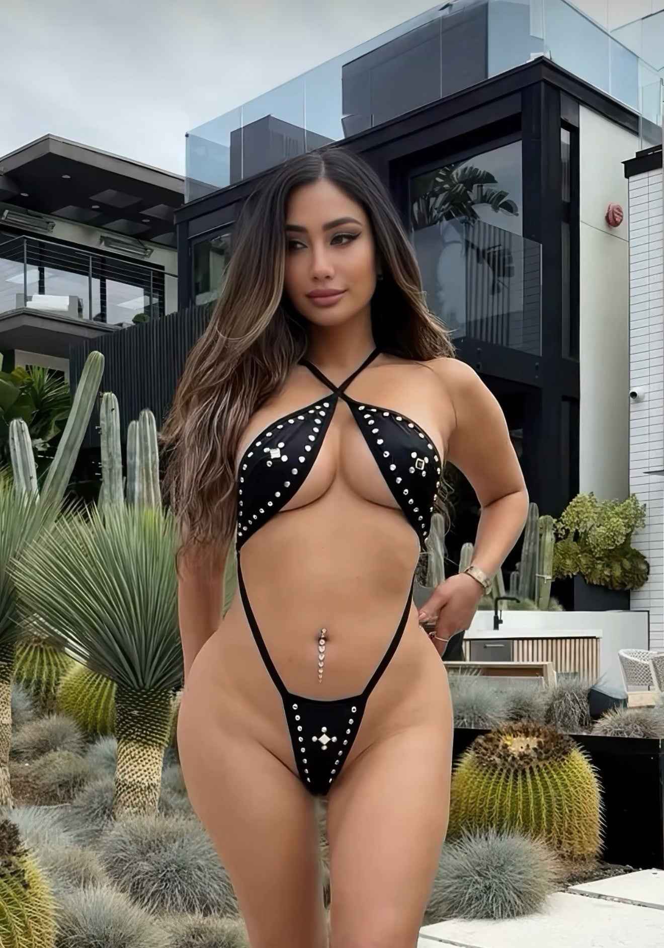Bedazzled Rhinestone Sling