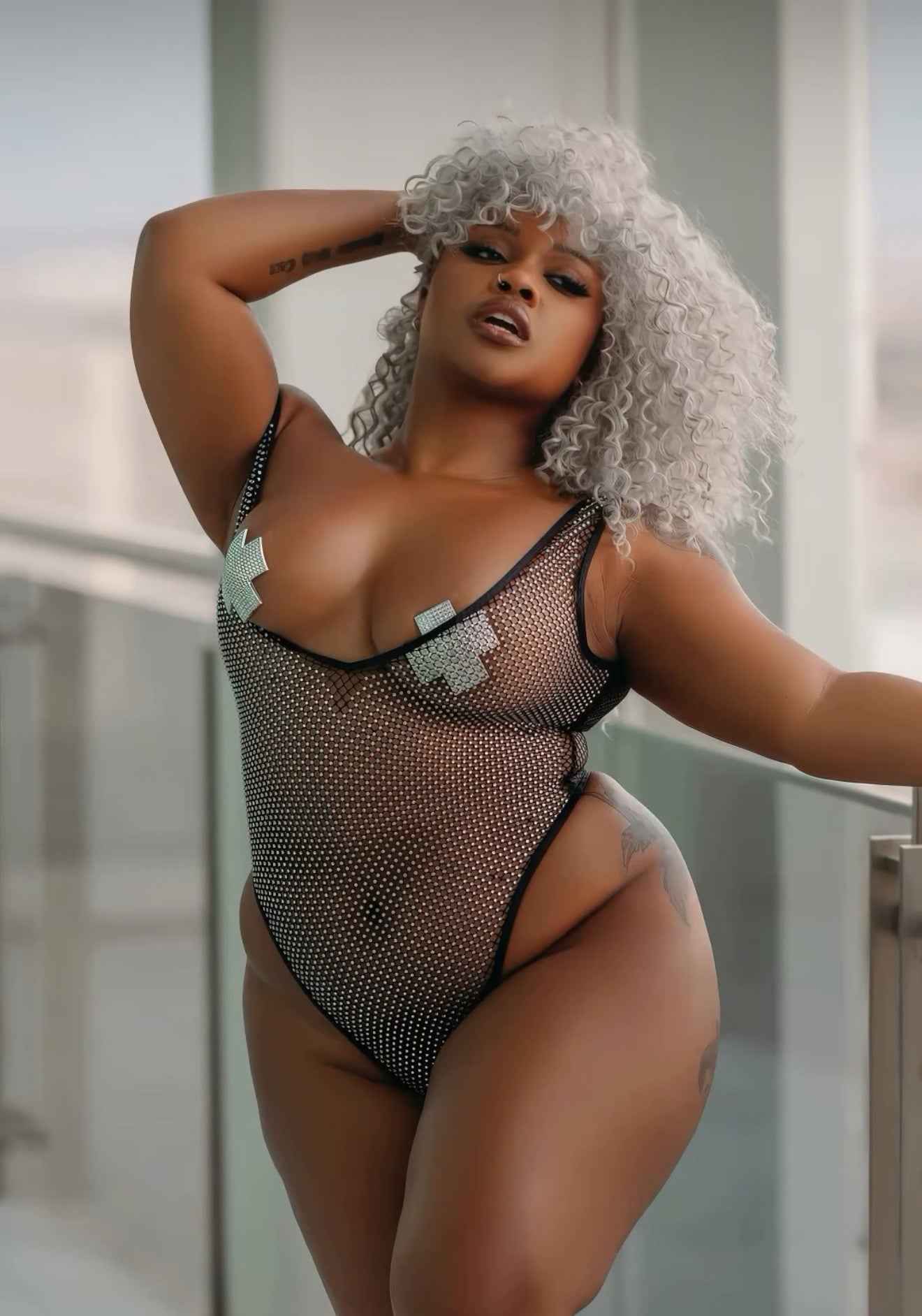 Think Pink Rhinestone Teddy