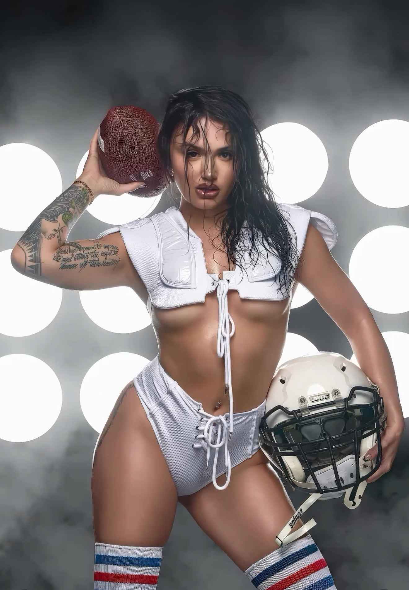 Varsity Babe Football Player Costume DestGlow