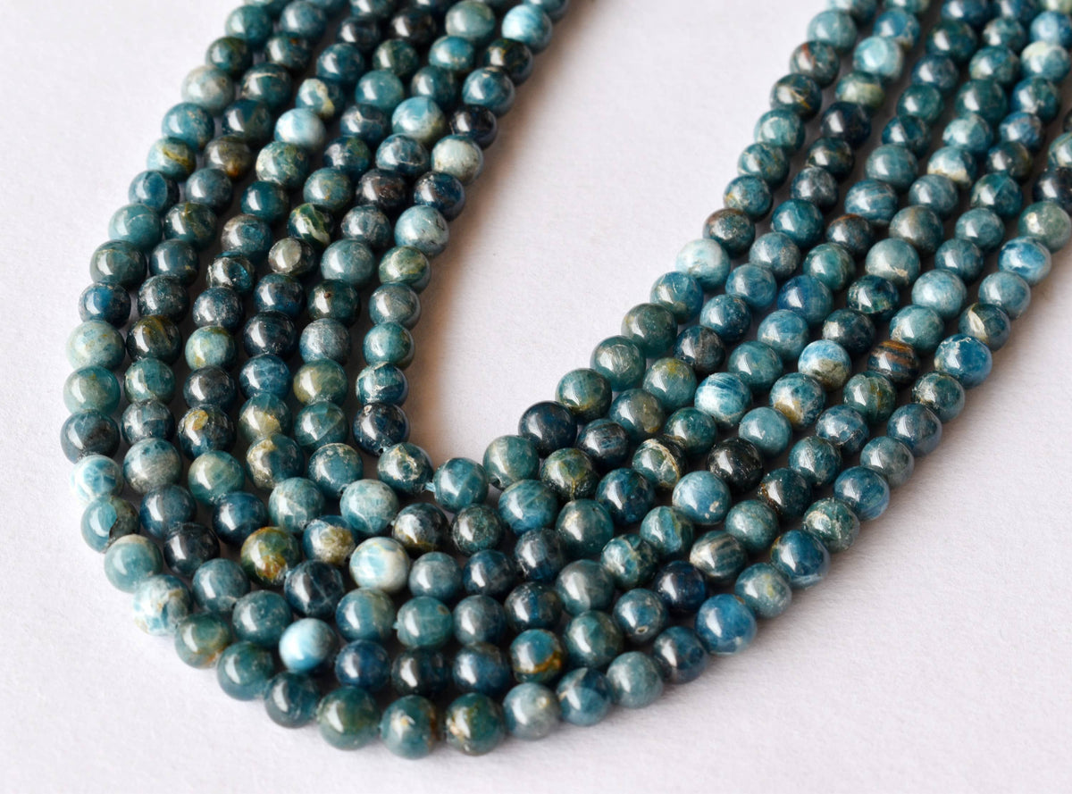 Apatite Beads, Natural Crystal Round Beads 4mm to 10mm. DestGlow