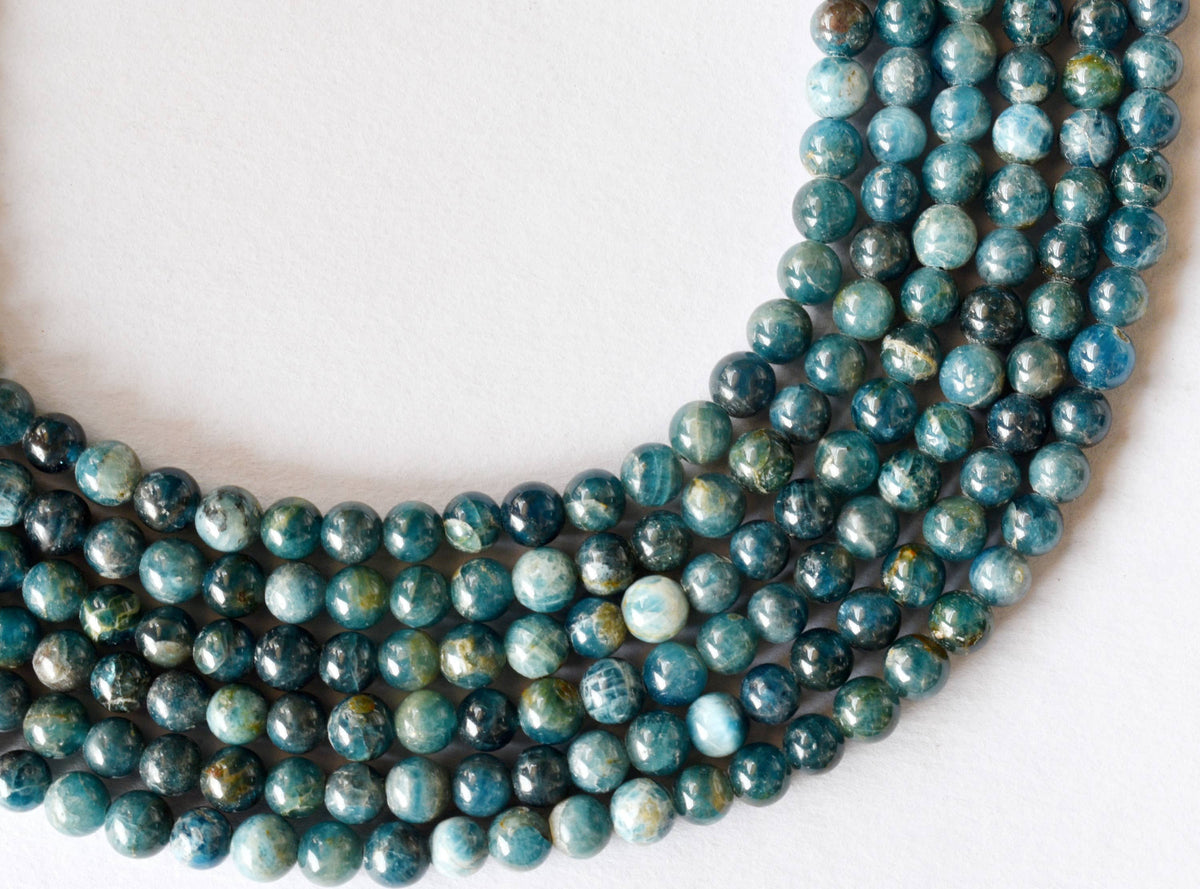 Apatite Beads, Natural Crystal Round Beads 4mm to 10mm. DestGlow