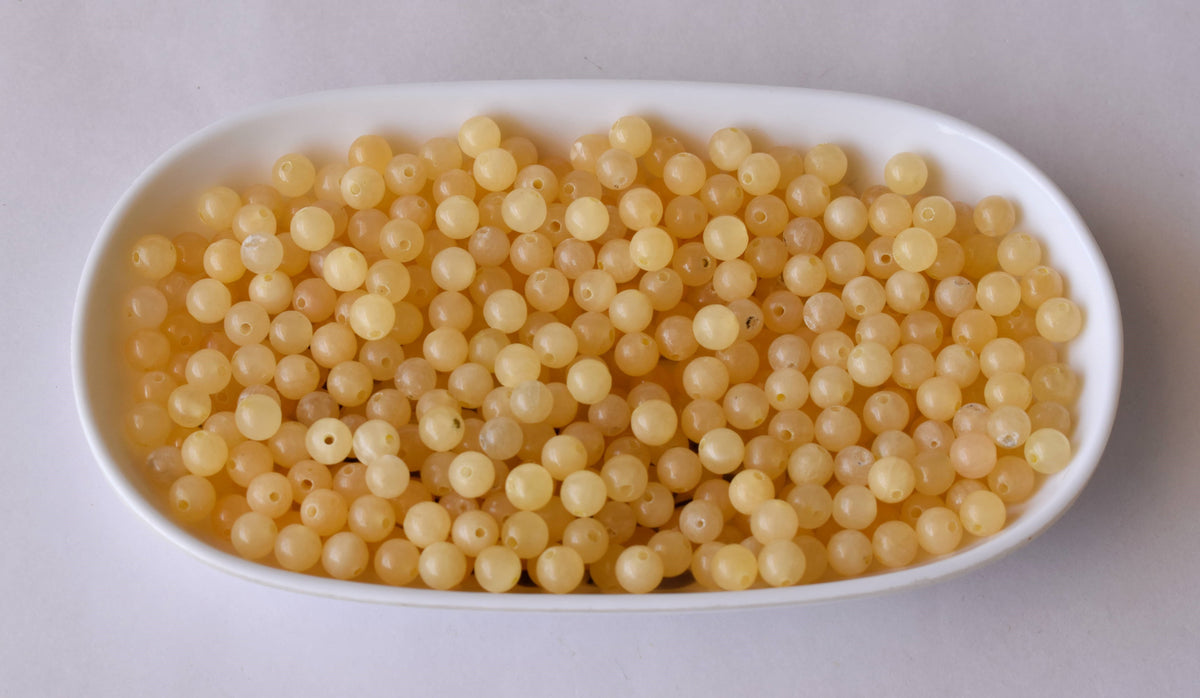 Honey Calcite Beads, Natural Round Crystal Beads 4mm to 12mm DestGlow