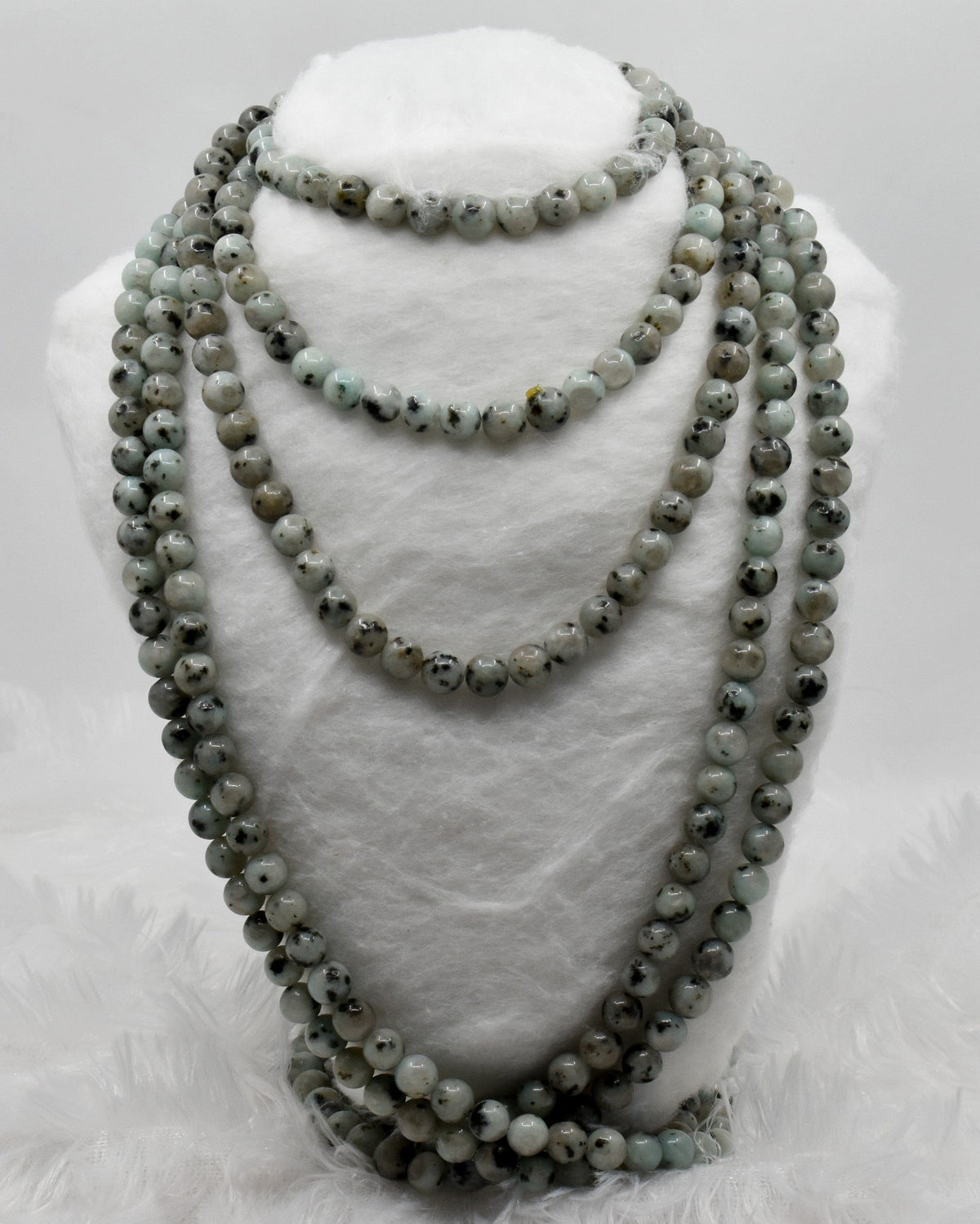 Kiwi Jasper Beads, Natural Round Crystal Beads 4mm to 12mm DestGlow