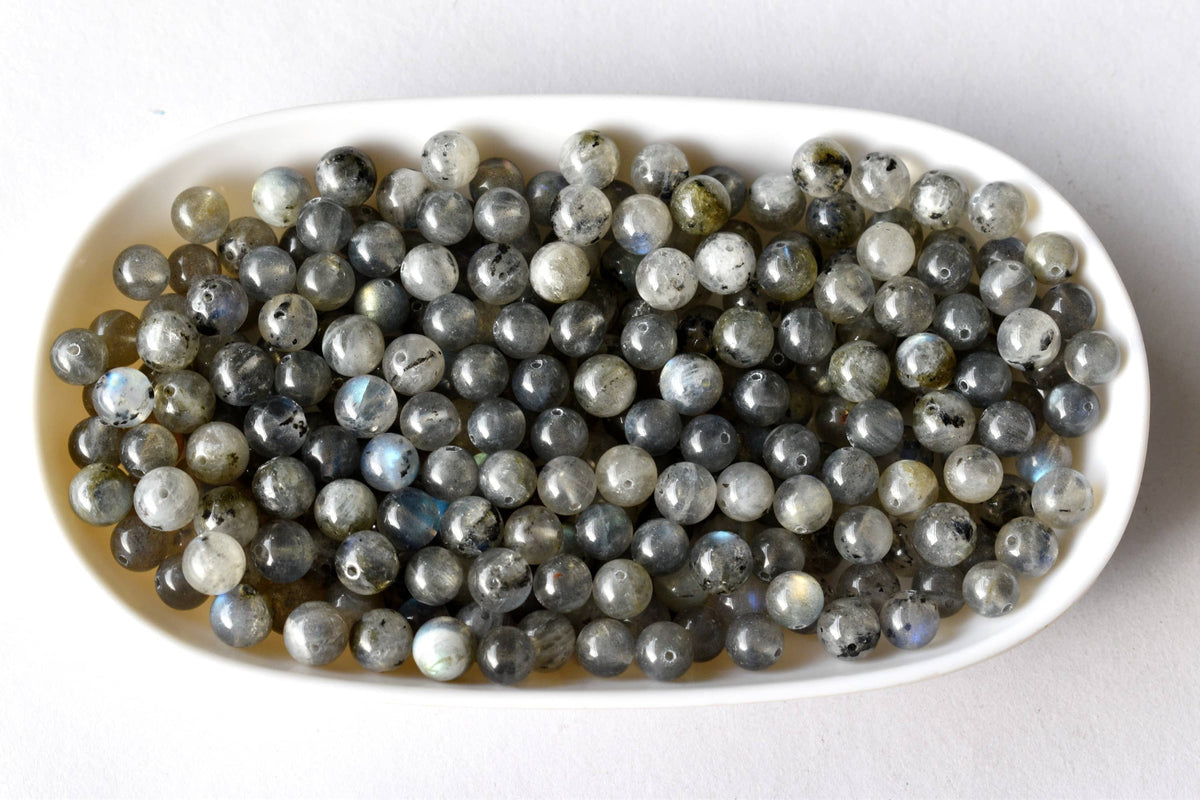 Labradorite Beads, Natural Round Crystal Beads 4mm to 12mm DestGlow