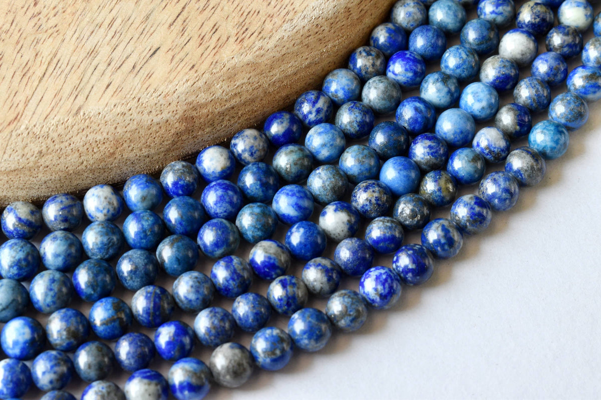 Lapis Lazuli Beads, Natural Round Crystal Beads 6mm to 12mm DestGlow