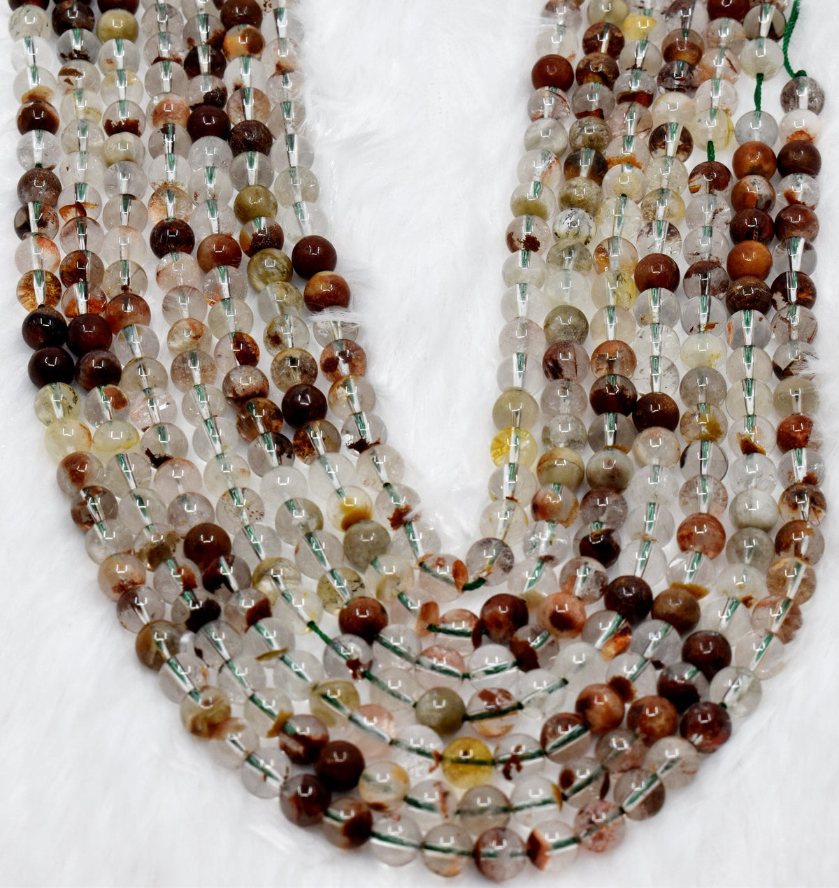Ludolite A Grade 7mm, 9mm, 11mm Round Beads. DestGlow