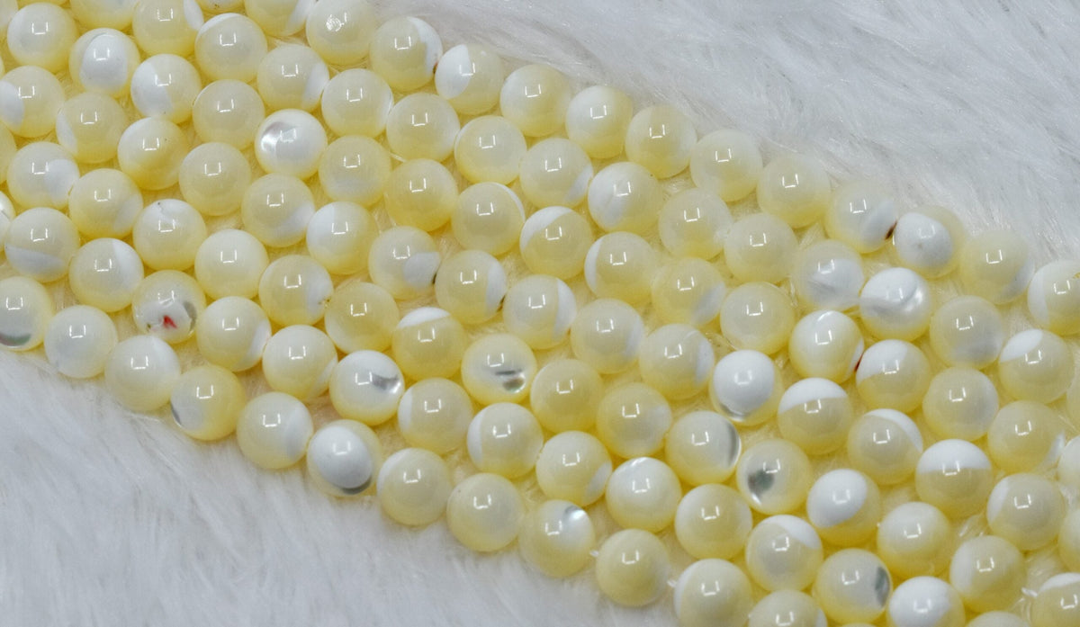 MOP Star Beads, Natural Round Crystal Beads 4mm to 14mm DestGlow