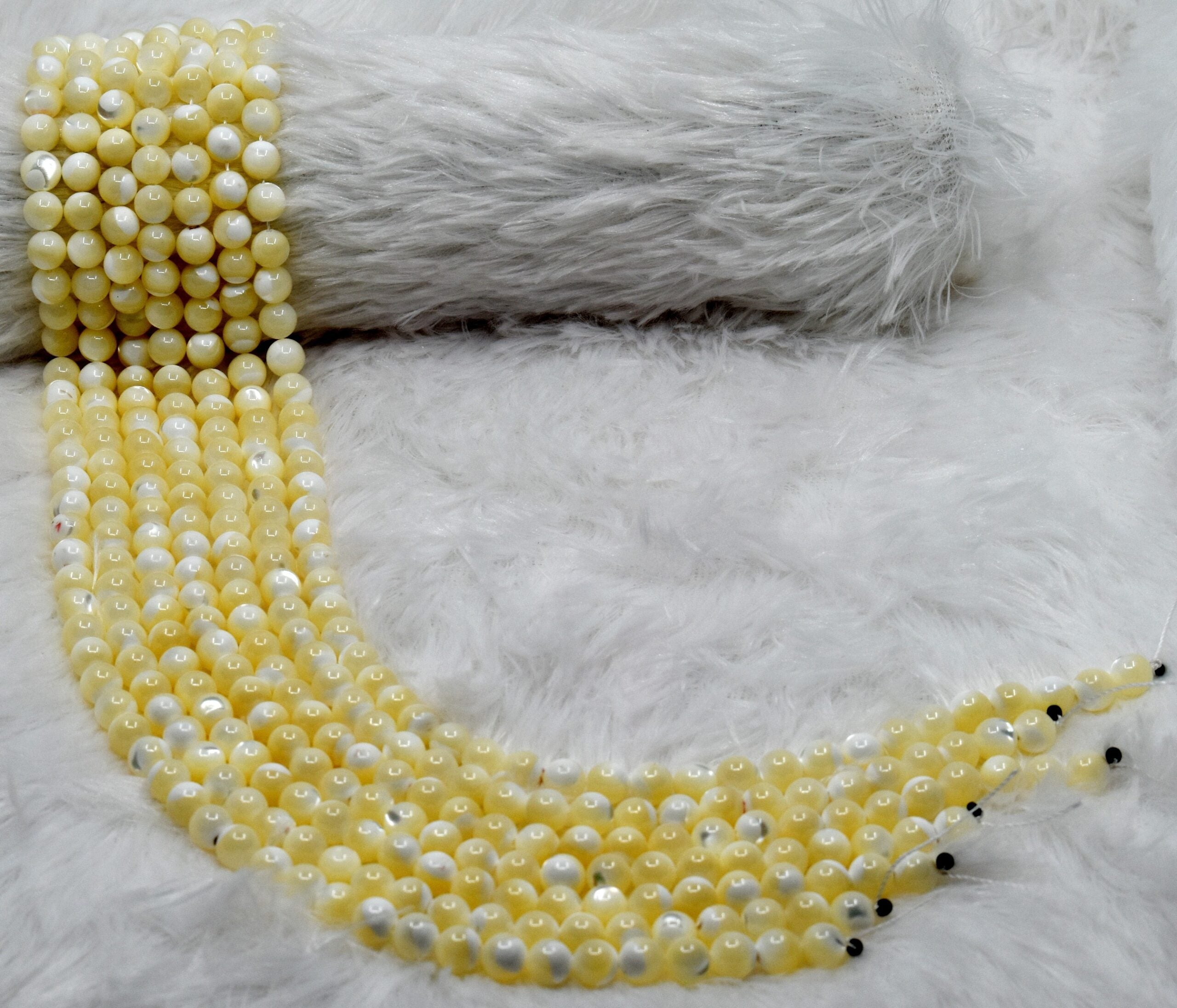 MOP Star Beads, Natural Round Crystal Beads 4mm to 14mm DestGlow