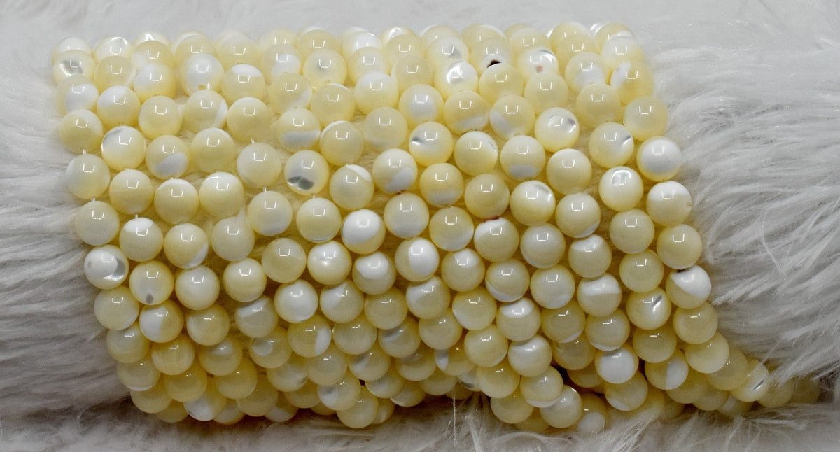 MOP Star Beads, Natural Round Crystal Beads 4mm to 14mm DestGlow
